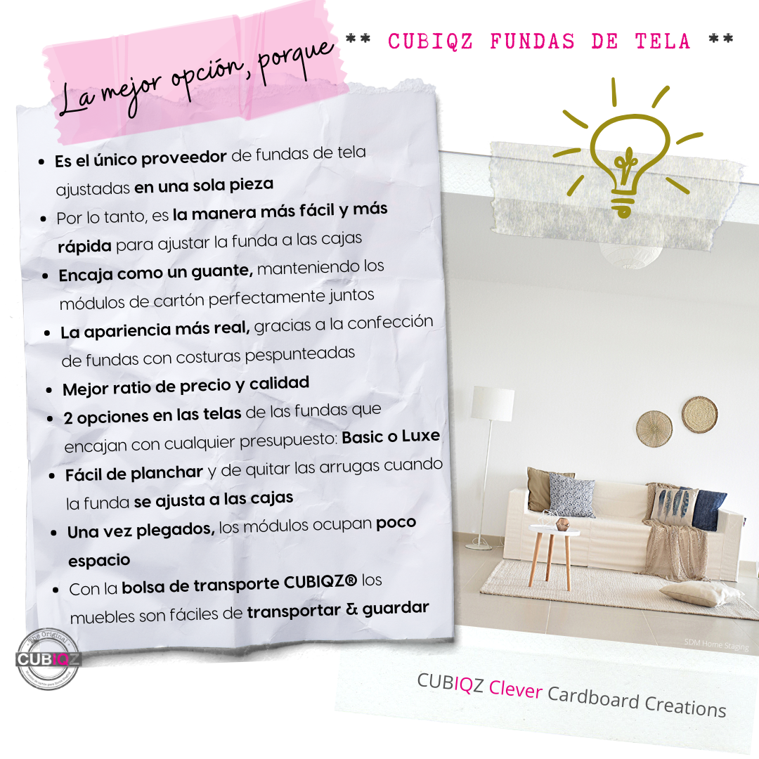 muebles de cartón y cocinas de cartón Cubiqz; La mejor opción porque...