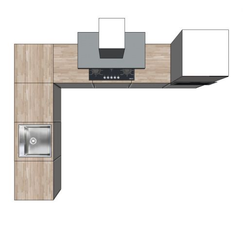 CORNER KITCHEN 240 X 300 CM