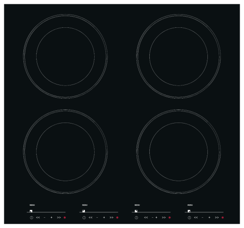 PLACA DE GAS 60 CM | Panel de cartón impreso para todas las cocinas de cartón | Home Staging