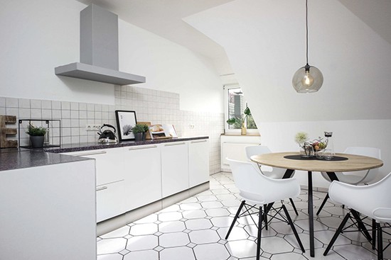 HOME Staging with CUBIQZ cardboard shelving unit LUUCK Cocina de cartón para Home Staging versión BASIC de Home Staging 360