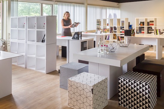 CMobiliario de cartón inteligente Cubiqz para Office Staging Mobiliario de cartón inteligente Cubiqz para Office Staging