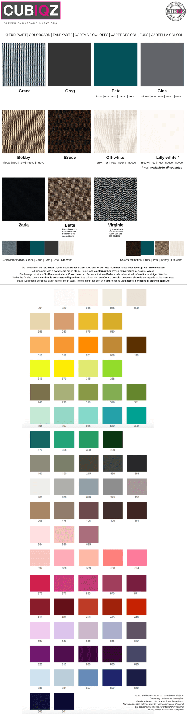 catálogo de colores catálogo de colores